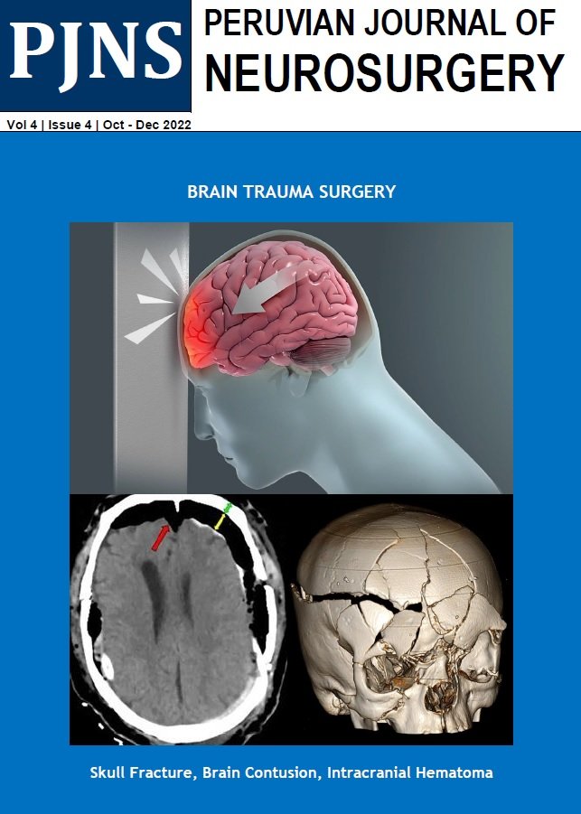 Extradural minipterional approach in clipping of ruptured Peruvian Journal of Neurosurgery cristian salazar